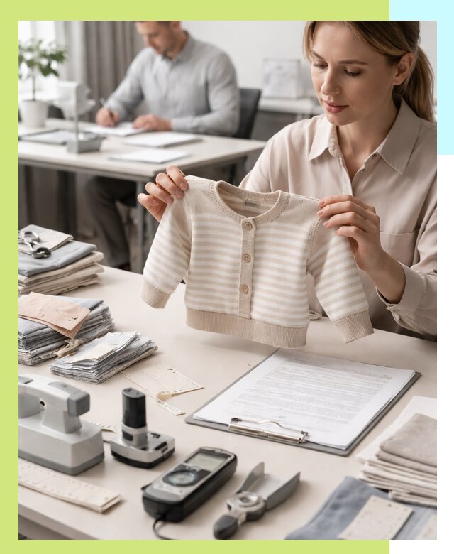 Сертификация детской одежды и текстильных изделий в Кизилюрте