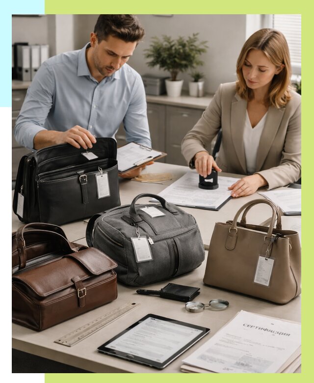 Сертификация сумок в Кизилюрте от 7745 руб. | Алешин-Кзт