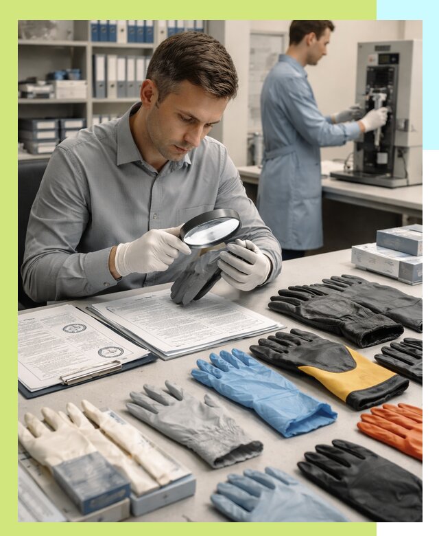 Сертификация перчаток и средств защиты продукции в Кизилюрте