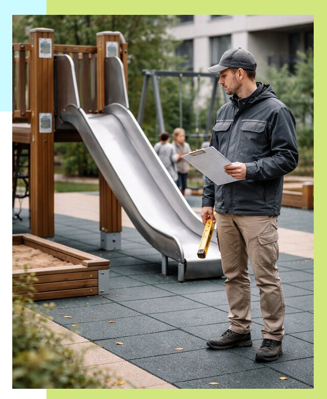 Сертификация детских площадок в Кизилюрте от 25815 р. | Алешин-Кзт