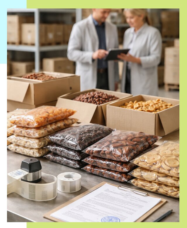 Сертификация сухофруктов в Кизилюрте от 12391 р. | Алешин-Кзт под ключ