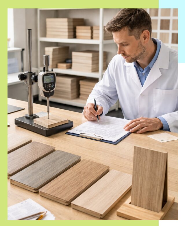 Сертификация ламината с испытаниями и оформлением документов в Кизилюрте