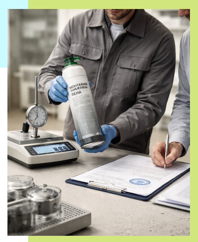 Сертификация монтажной пены в Кизилюрте от 15489 р. | Алешин-Кзт