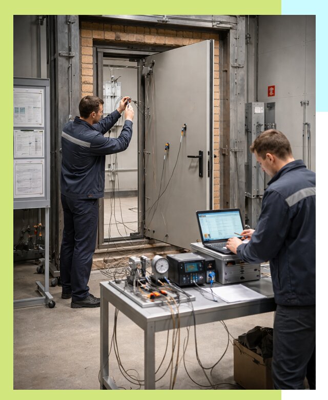 Сертификация противопожарных дверей в Кизилюрте по ГОСТ и ТР