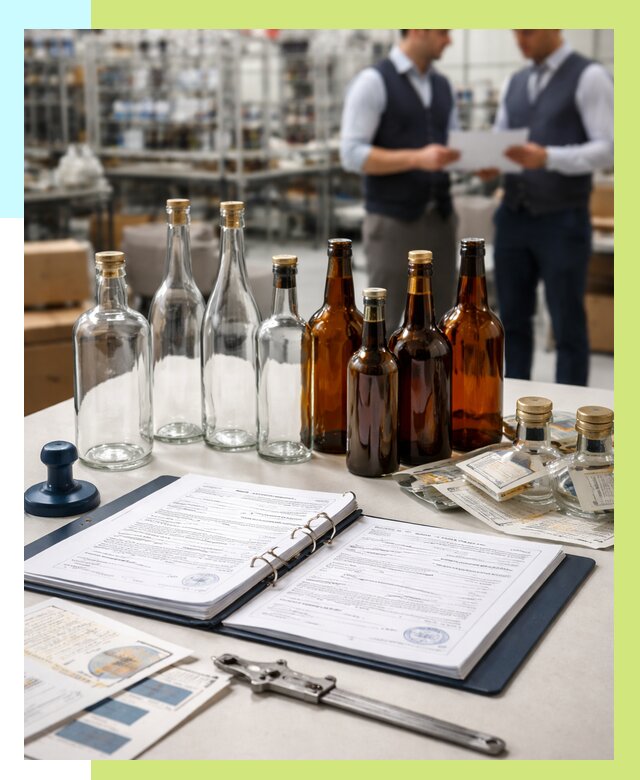 Сертификация стеклянных бутылок в Кизилюрте от 25815 р. | Алешин-Кзт