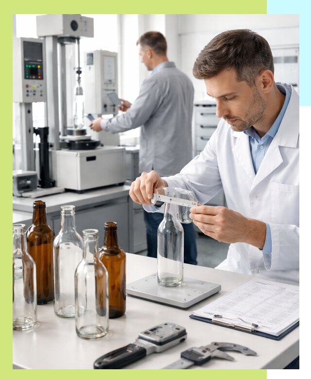 Сертификация стеклянных бутылок и сопутствующей упаковки в Кизилюрте