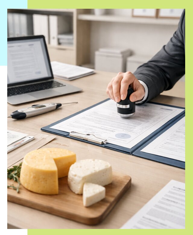 Сертификация сыров в Кизилюрте от 15489 р | Сертификат на сыр Алешин-Кзт