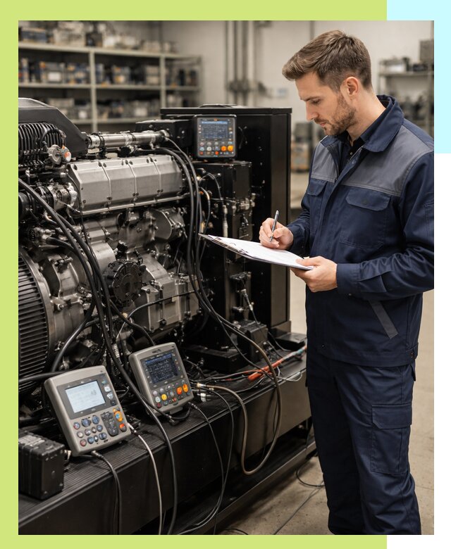 Сертификация дизельных генераторов и их оборудования в Кизилюрте