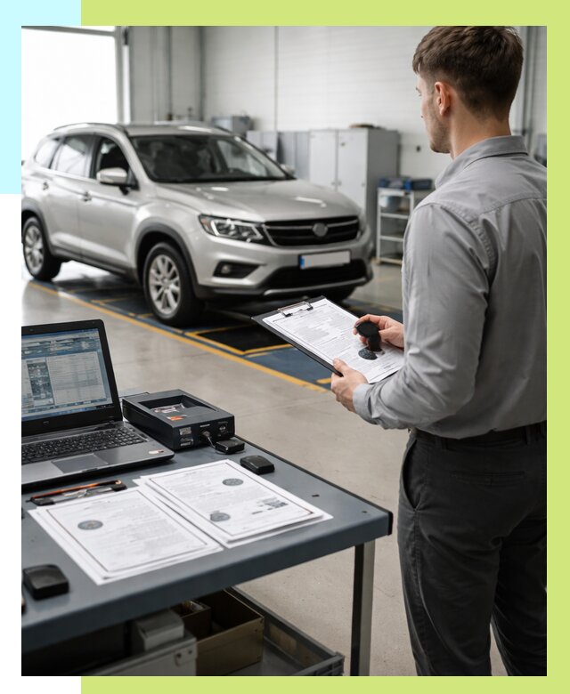 Сертификация транспортных средств в Кизилюрте от 12391 р. | Алешин-Кзт