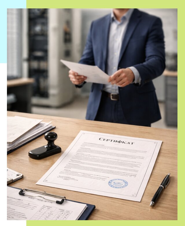 Сертификат на оборудование в Кизилюрте от 15489 р. | Алешин-Кзт