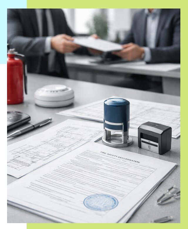 Декларация пожарной безопасности в Кизилюрте от 8261 р. | Алешин-Кзт