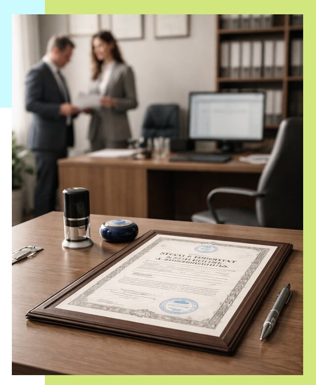 Свидетельство о регистрации продукции в Кизилюрте от 9293 р.|Алешин-Кзт