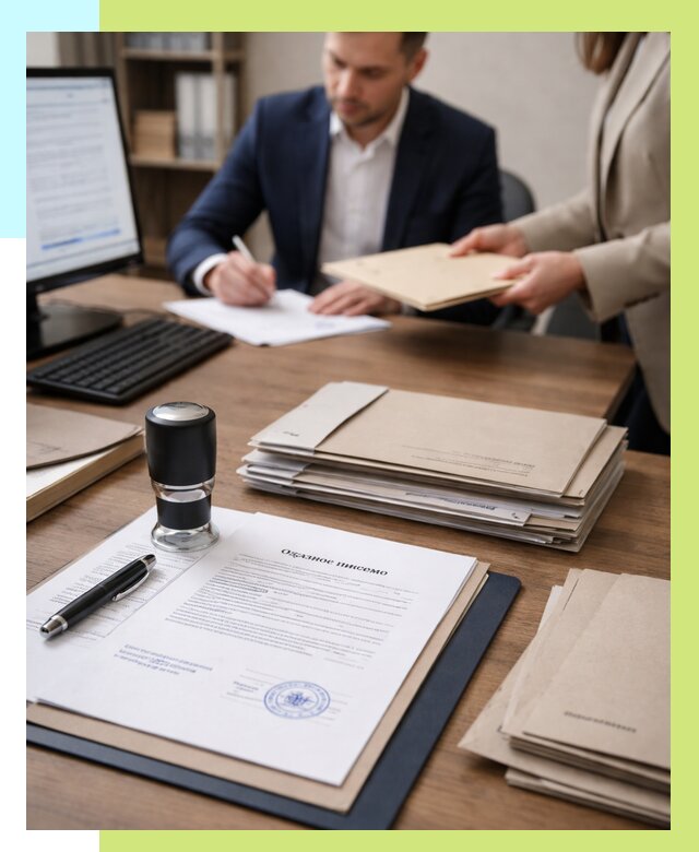 Отказное письмо для таможни в Кизилюрте от 3098 р, Алешин-Кзт