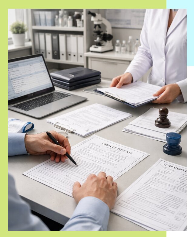 Оформление сертификата GMP в Кизилюрте для фармпроизводства