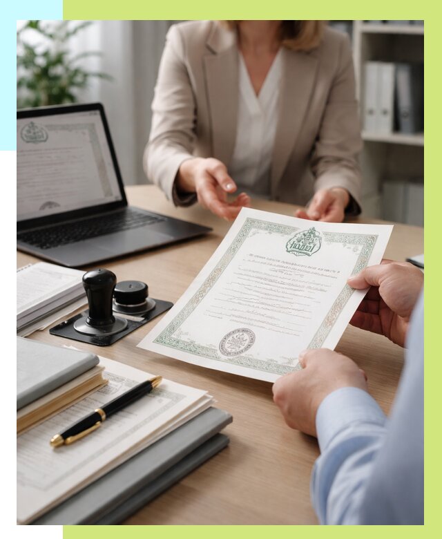 Халяль сертификат в Кизилюрте, получить от 15489 р. | Алешин-Кзт