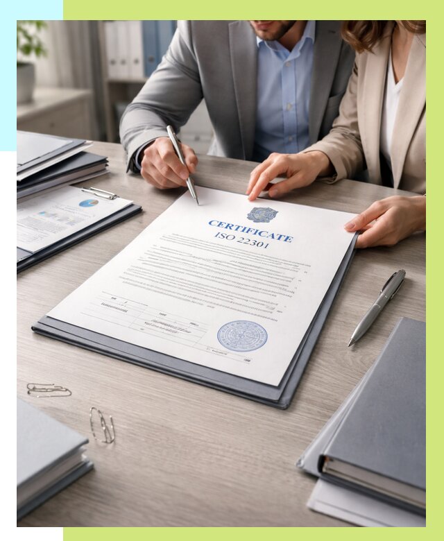 Сертификат ISO 22301 в Кизилюрте от 46467 р. | Алешин-Кзт срочно